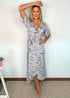 The Maxi Wrap Dress - Pebble Palms dubai outfit dress brunch fashion mums