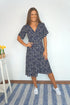 The Midi Wrap Dress - Indigo Garden dubai outfit dress brunch fashion mums