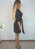 The Perfect Little Wrap Dress - Black Pleats dubai outfit dress brunch fashion mums