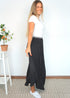 The Pleated Maxi Skirt - Classic Black Pleats dubai outfit dress brunch fashion mums