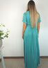 The Pleated Wrap Dress - Emerald Pleats dubai outfit dress brunch fashion mums