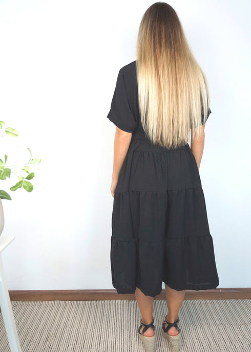 The Riviera Dress - Cy Black dubai outfit dress brunch fashion mums