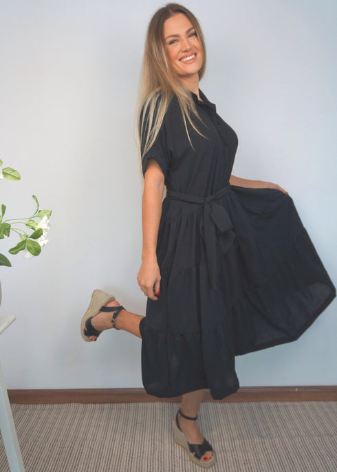 The Riviera Dress - Cy Black dubai outfit dress brunch fashion mums