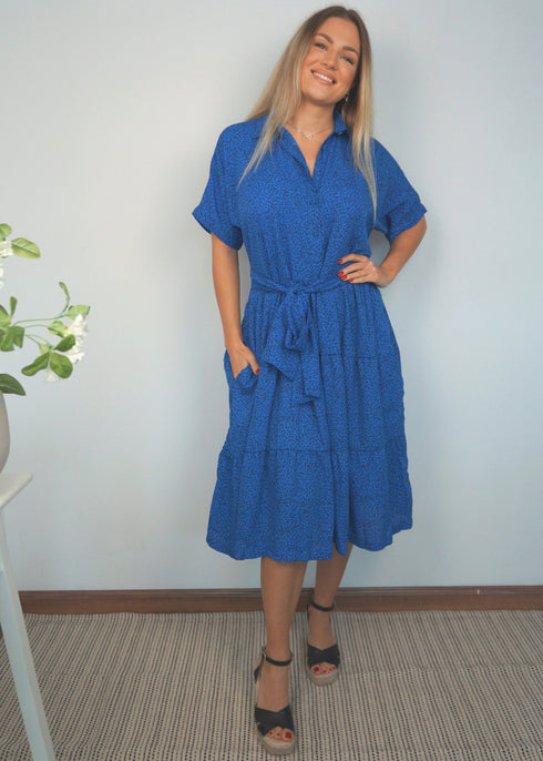 The Riviera Dress - Royal Drops dubai outfit dress brunch fashion mums