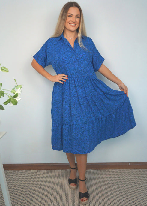 The Riviera Dress - Royal Drops dubai outfit dress brunch fashion mums