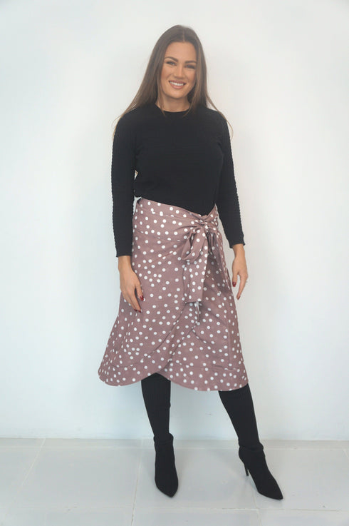 The Ruffle Wrap Skirt - Pretty Woman dubai outfit dress brunch fashion mums