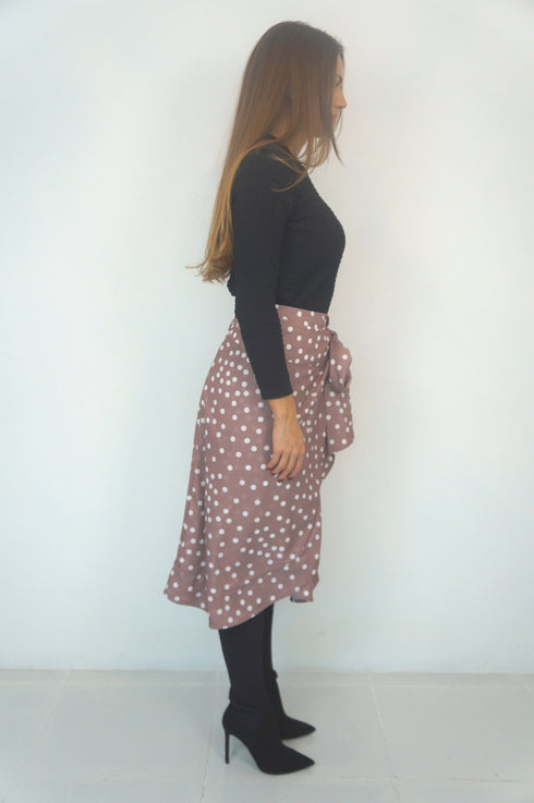 The Ruffle Wrap Skirt - Pretty Woman dubai outfit dress brunch fashion mums