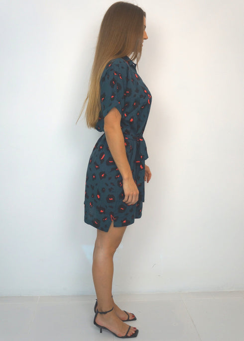 The Shirt Dress - Forest Leopard dubai outfit dress brunch fashion mums