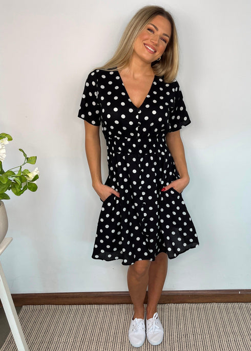 The Short Helen Dress - City Polka dubai outfit dress brunch fashion mums