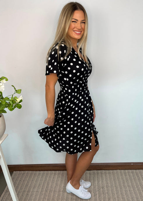 The Short Helen Dress - City Polka dubai outfit dress brunch fashion mums