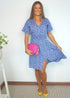The Short Helen Dress - Ditsy Royal dubai outfit dress brunch fashion mums