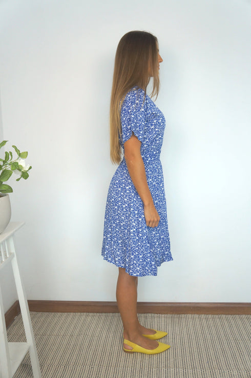 The Short Helen Dress - Ditsy Royal dubai outfit dress brunch fashion mums