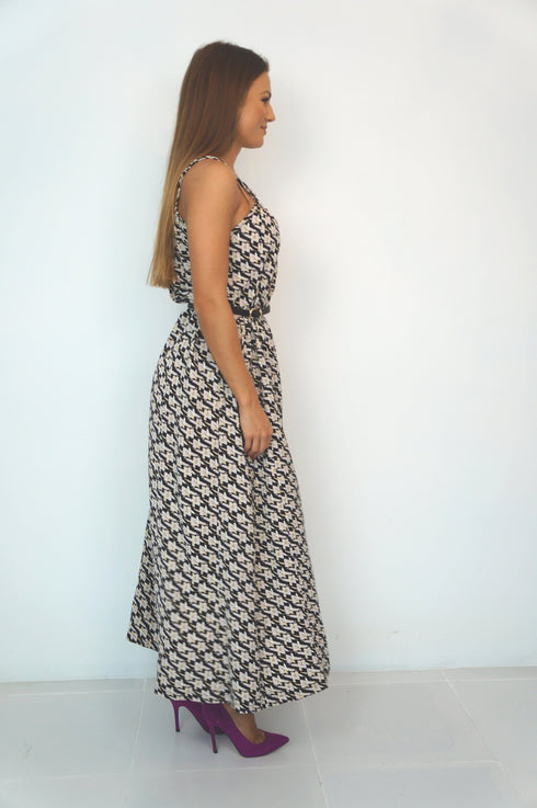 The Spaghetti Maxi Dress - Vintage Deco... dubai outfit dress brunch fashion mums