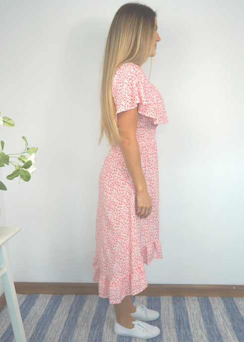 The Venice Dress - Ditsy Lipstick dubai outfit dress brunch fashion mums
