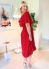 The Venice Dress - Mac Red dubai outfit dress brunch fashion mums