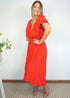 The Venice Dress - Mac Red dubai outfit dress brunch fashion mums