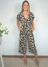 The Wrap Jumpsuit - Desert Black dubai outfit dress brunch fashion mums