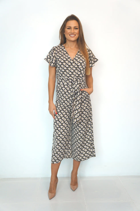 The Wrap Jumpsuit - Vintage Deco... dubai outfit dress brunch fashion mums