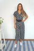 The Wrap Jumpsuit - Wild Abstract dubai outfit dress brunch fashion mums